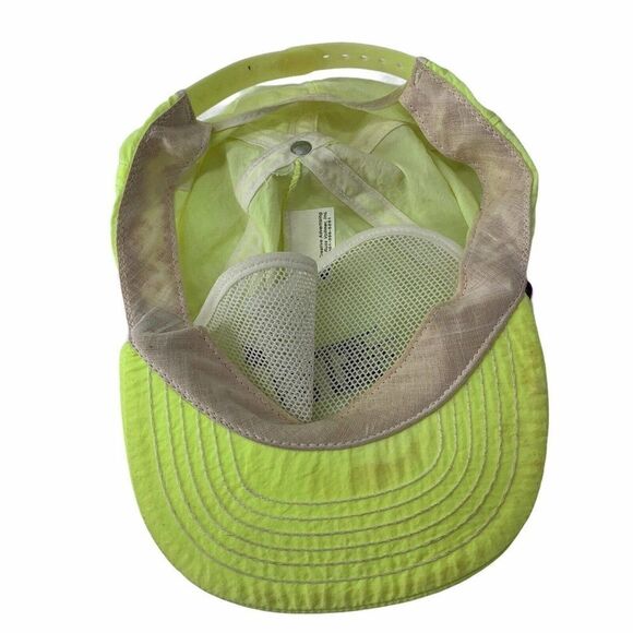 Cellular One Vintage 90s Neon Nylon Snap Back Hat - Picture 2 of 7